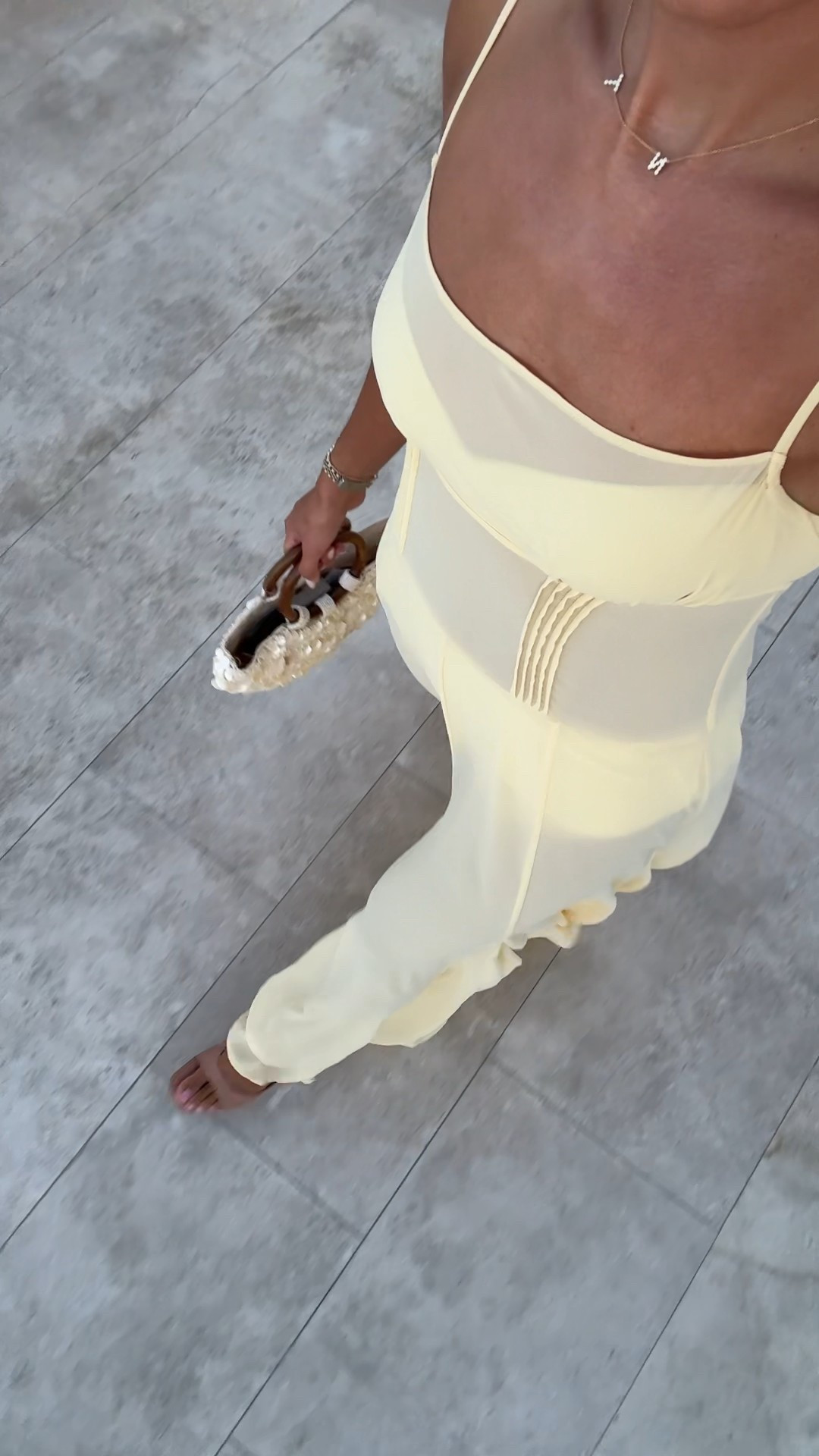 Dinner in Cabo! Love this yellow maxi dress - it’s sheer but covered in all the right places. Wearing an XS - size down if between sizes! 

Vacation outfit
Maxi dress
Butter yellow

#LTKTravel #LTKWedding #LTKStyleTip