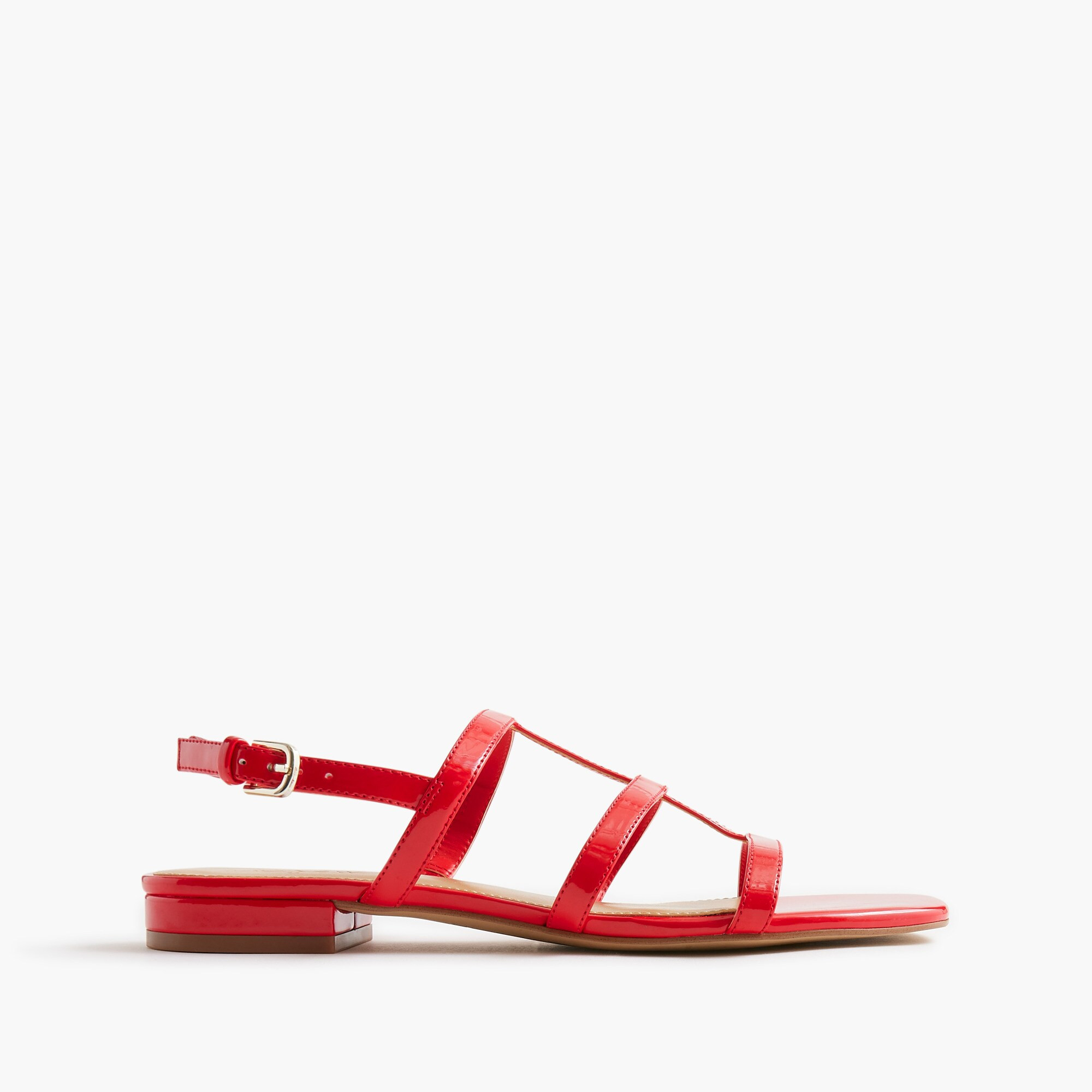 Caged ankle-strap sandals | J.Crew Factory