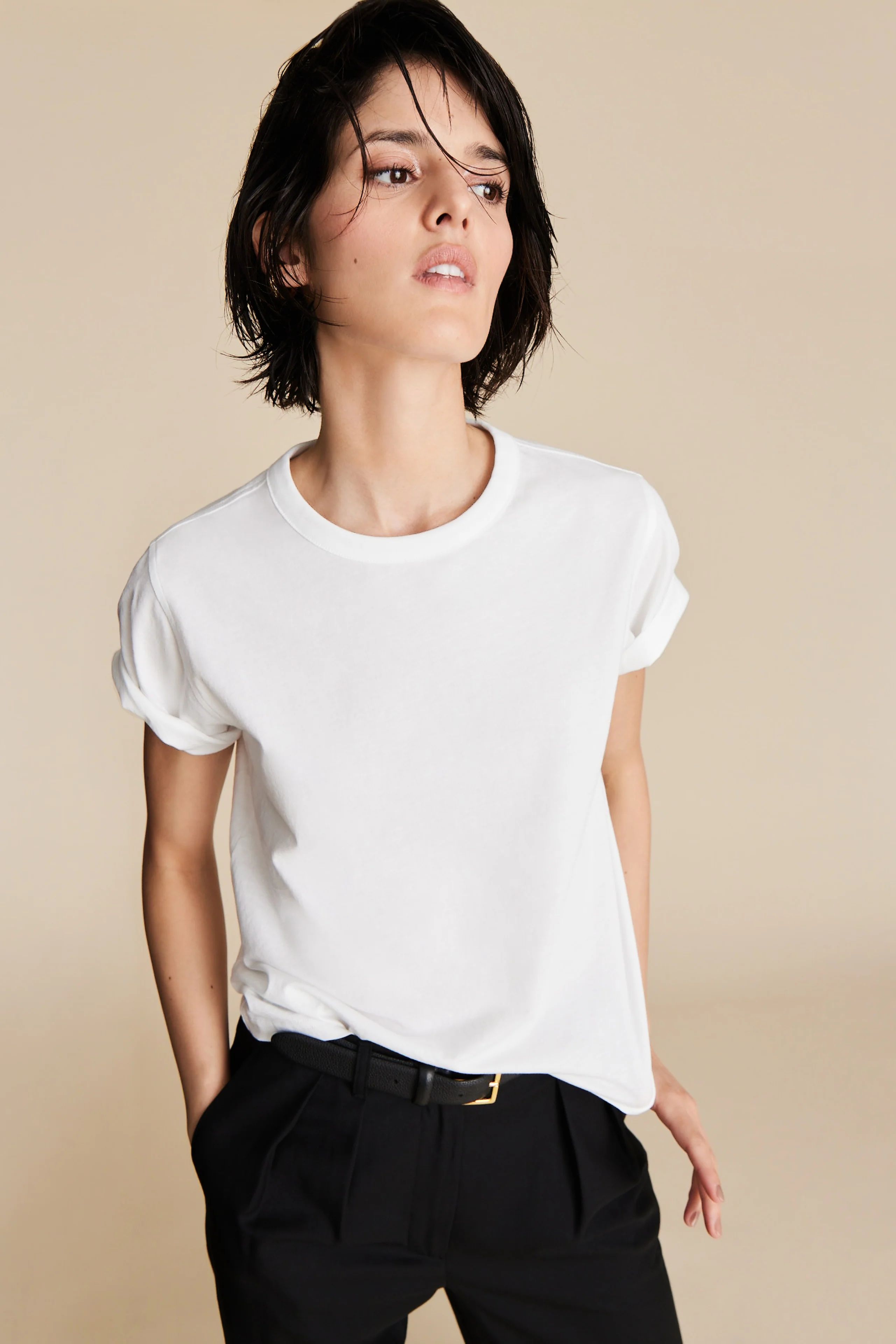 The Iconically Soft Perfect Tee in White | Sold Out NYC
