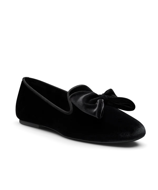 The Starling - New Black Velvet Bow | BIRDIES