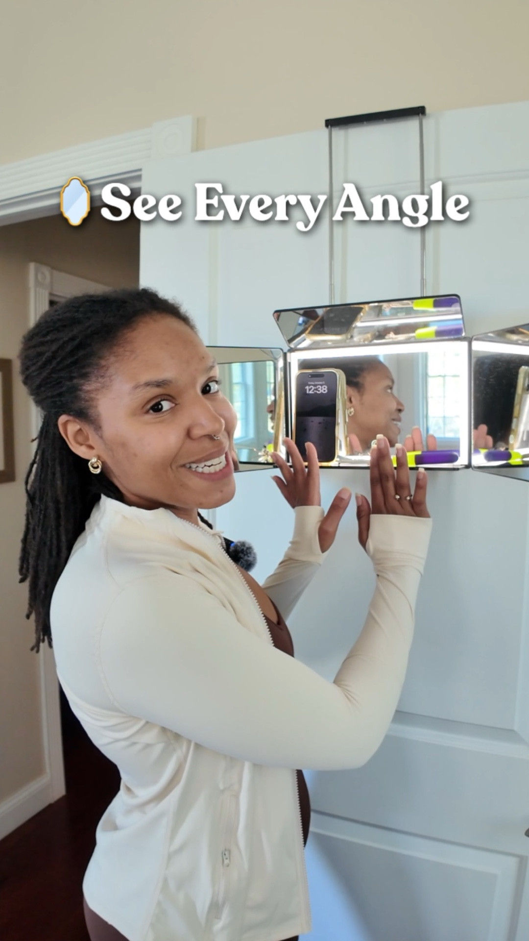 When doing your hair at home a good mirror with good lighting. Makes a big difference.

#LTKHome #LTKBeauty