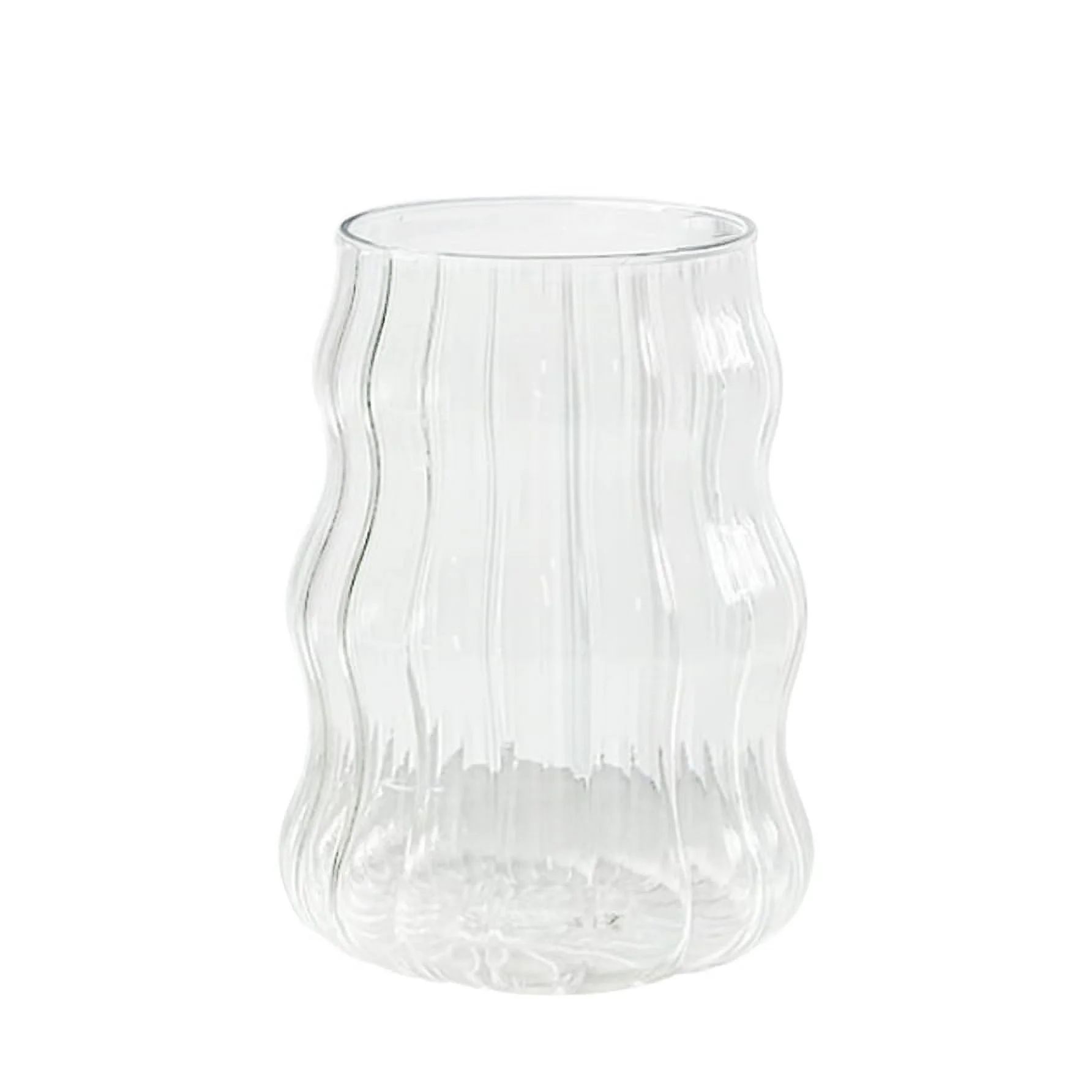 Better Homes & Gardens Fluted Clear Bubble Glass Tumbler - Walmart.com | Walmart (US)