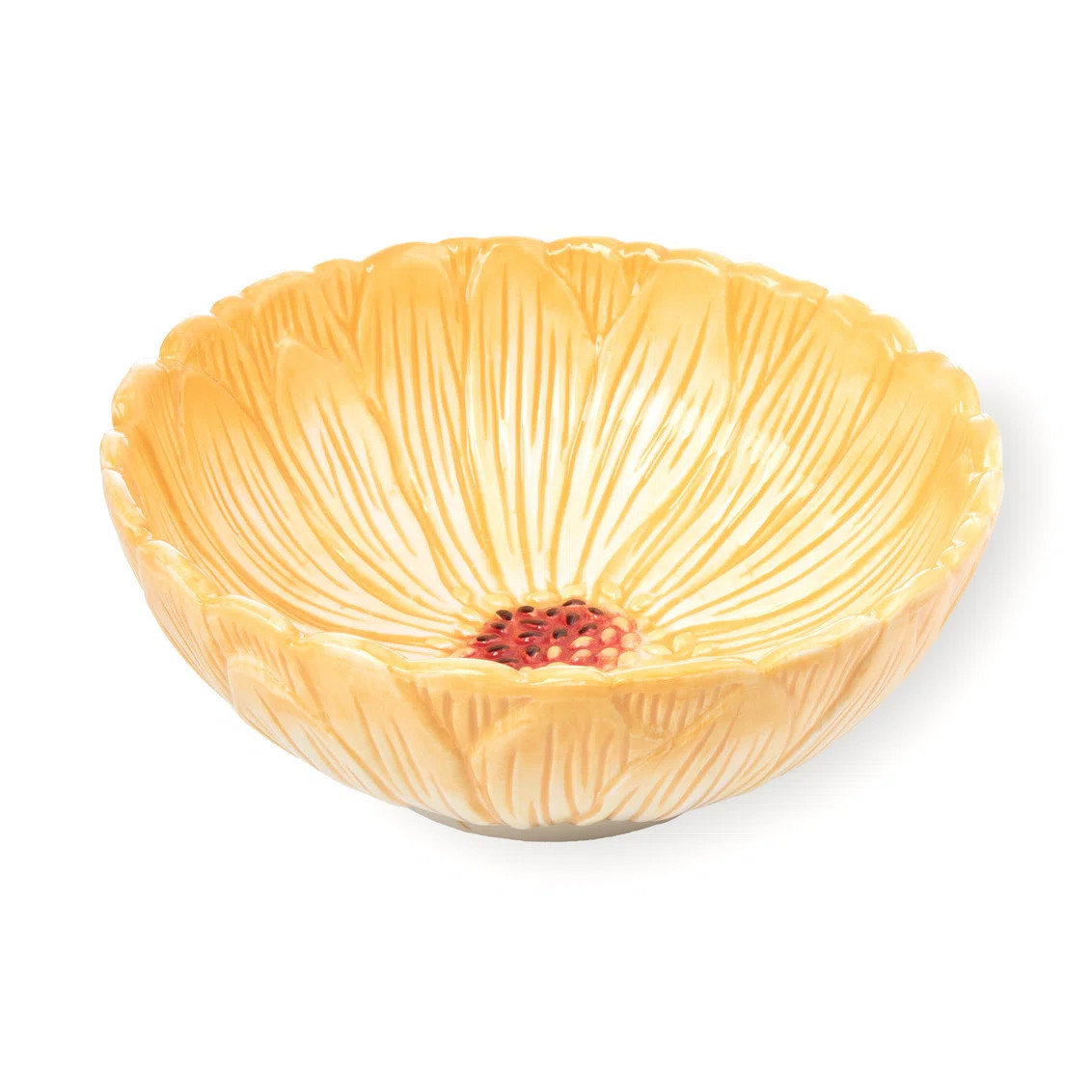 Pink Poppy Flower Dessert Bowl | Wayfair North America