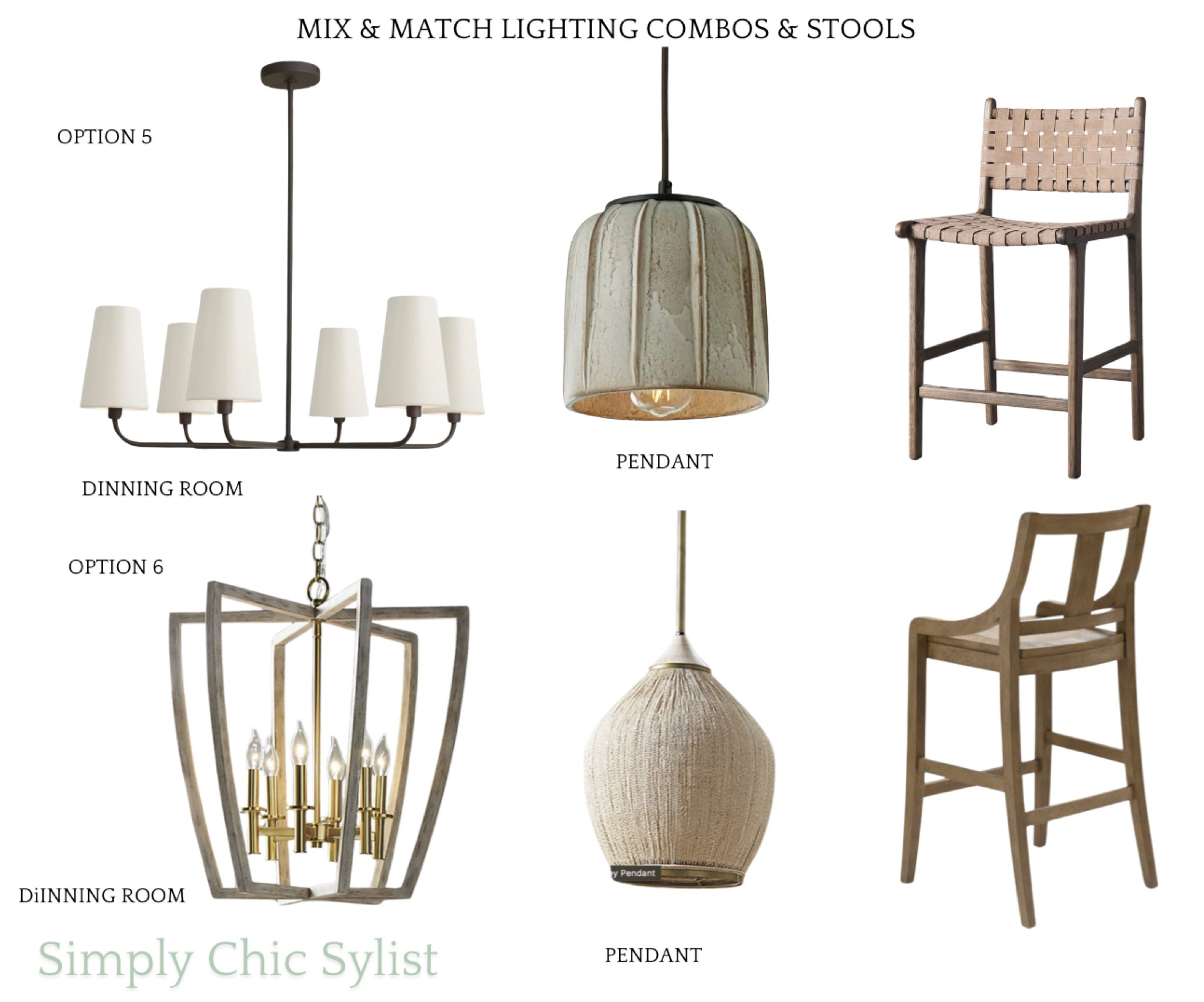 Mix & Match lighting light and bright! Perfect combo with dark cabinets in a kitchen. 

#LTKSummerSales #LTKHome #LTKFamily