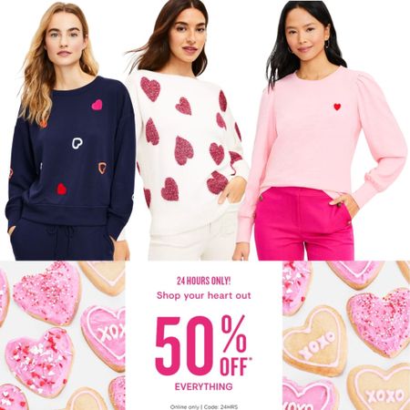 Wohoo LOFT just started 50% off new arrivals for one day only!! It’s the perfect time to grab cute Valentine’s outfits! 💕❤️

#LTKunder50 #LTKsalealert #LTKFind