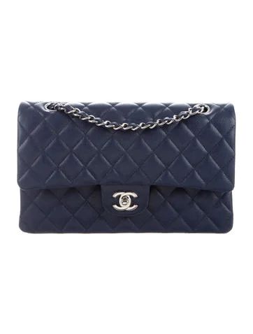 Chanel 2017 Caviar Classic Medium Double Flap Bag | The Real Real, Inc.