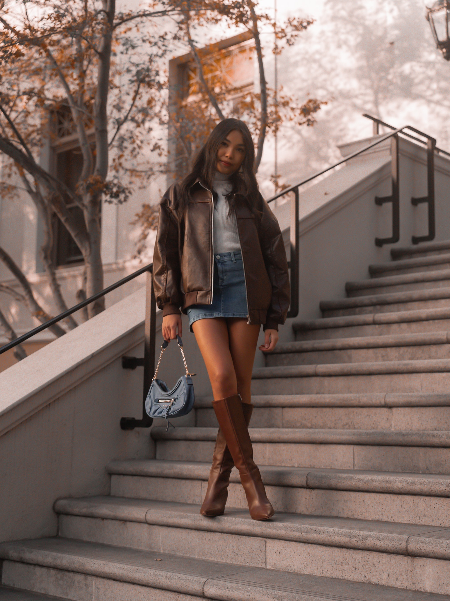 Cutie chocolate brown fall outfit 

#LTKfindsunder50 #LTKstyletip #LTKfindsunder100