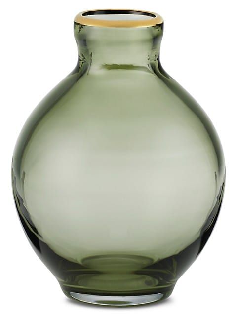 Introduction Sancia Plum Glass Vase | Saks Fifth Avenue