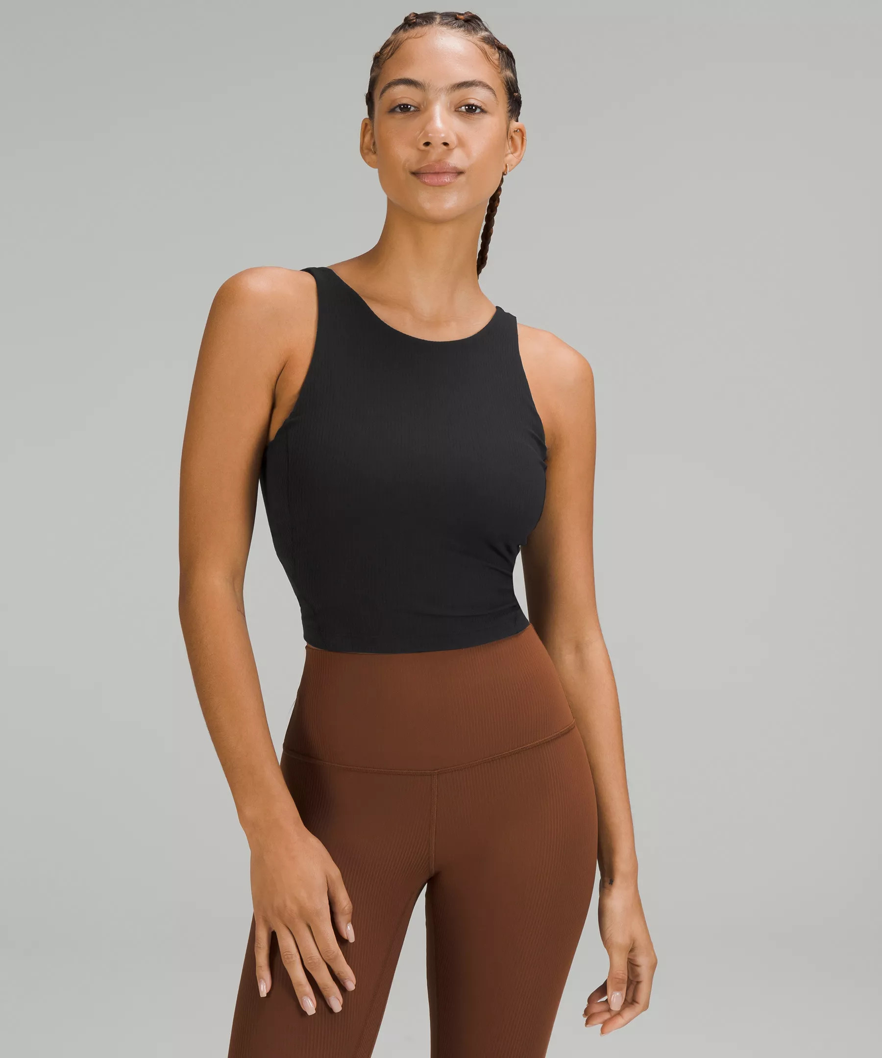 lululemon Align™ Ribbed High-Neck Tank Top | Women's Sleeveless & Tank Tops | lululemon | Lululemon (US)