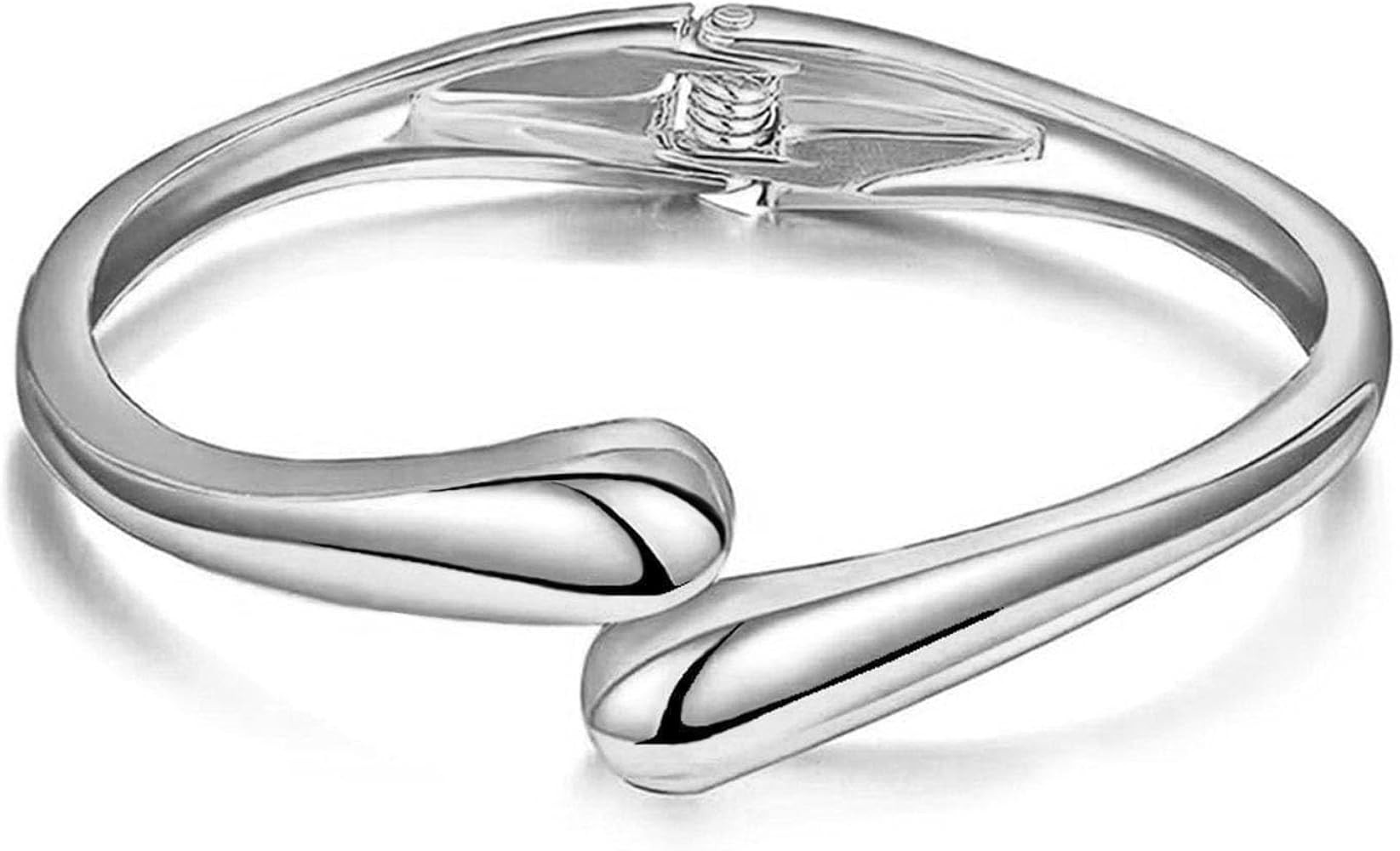 Gold Bangle Bracelets for Women Teens Trendy Chunky Adjustable Twist Cuff Bracelet Jewelry Gifts | Amazon (US)