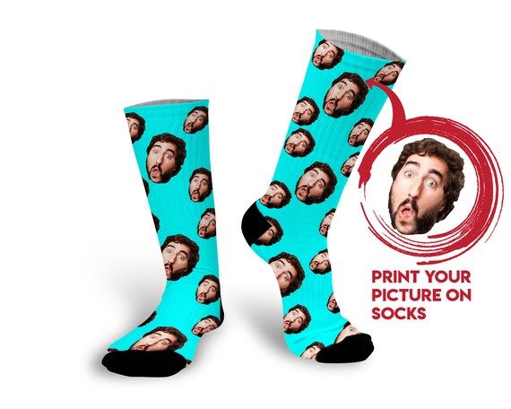 Custom face socks, Photo socks, Personalize sock, Picture socks, Personalized socks for men, Cust... | Etsy (US)