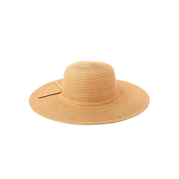 Time and Tru Women's Straw Floppy Hats, 2-Pack | Walmart (US)