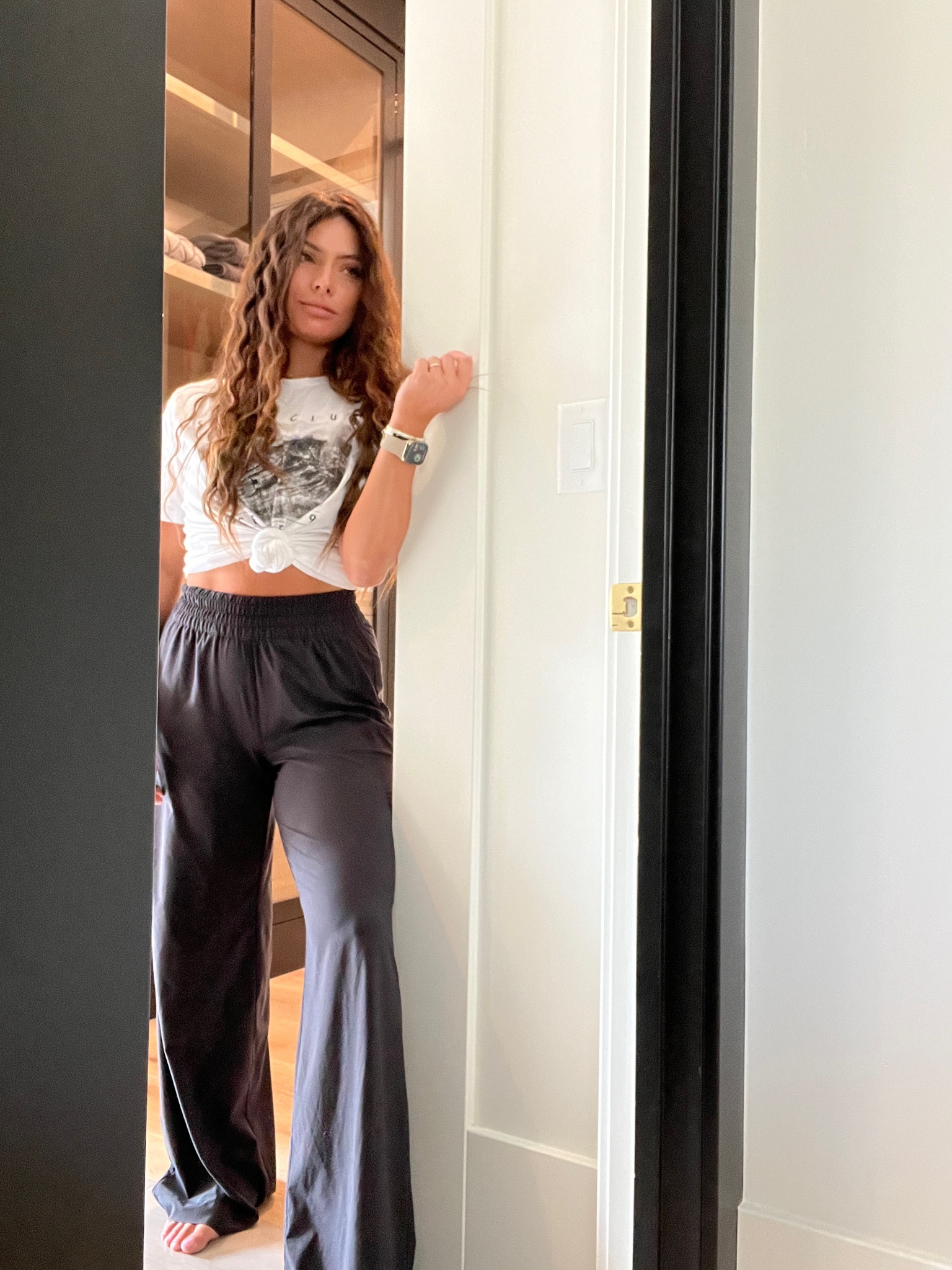 Probably my favorite outfit to date. The villa wideleg has been my ultimate favorite. Comfy and classy. I am wearing a size XS. I’m linking my other favorite wide legs that are available in all sizes. Then I am a sucker for an oversized T-shirt..

#LTKstyletip #LTKhome