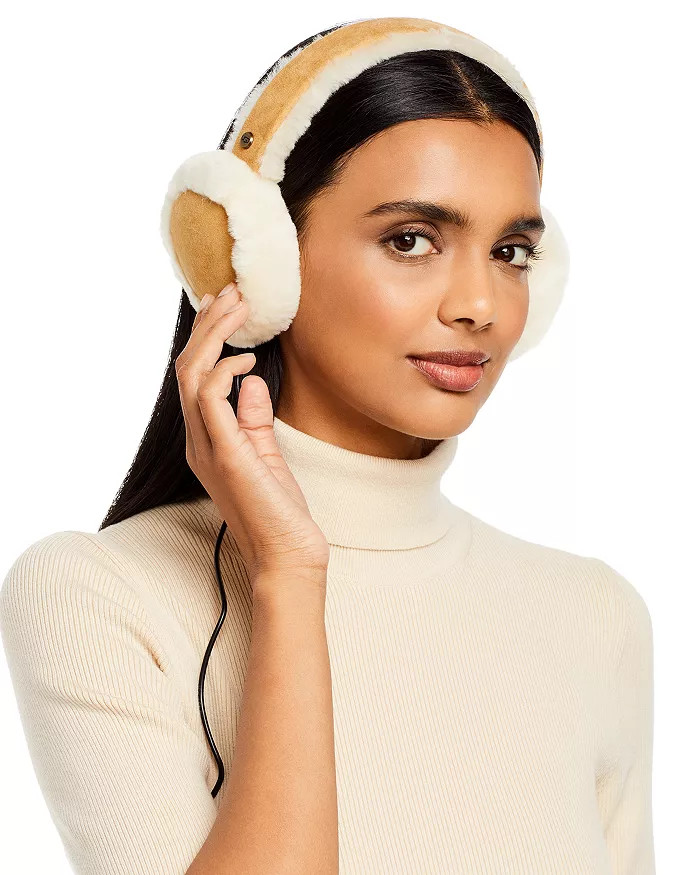 Shearling Wireless Earmuffs | Bloomingdale's (US)