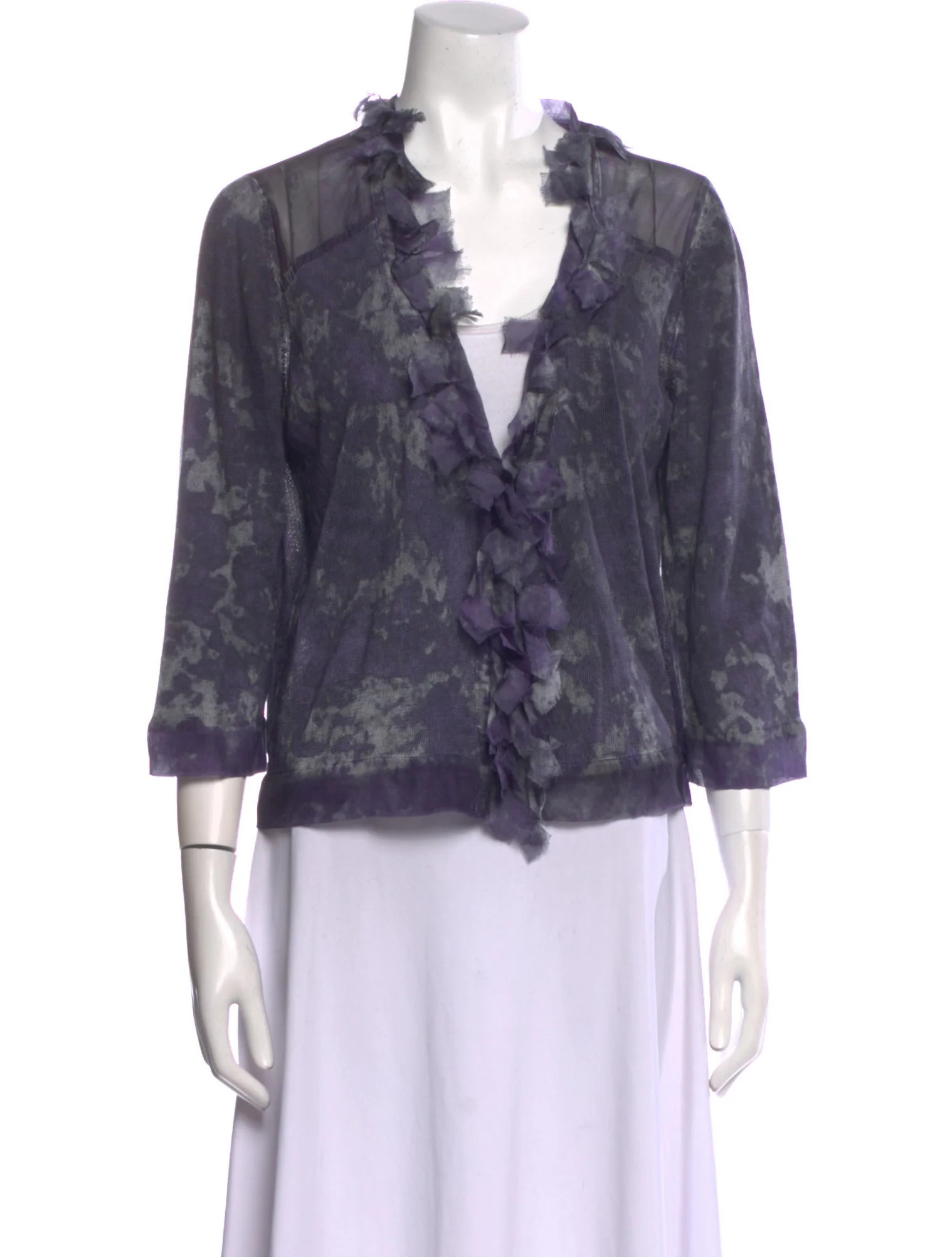 Silk Tie-Dye Print Sweater | The RealReal