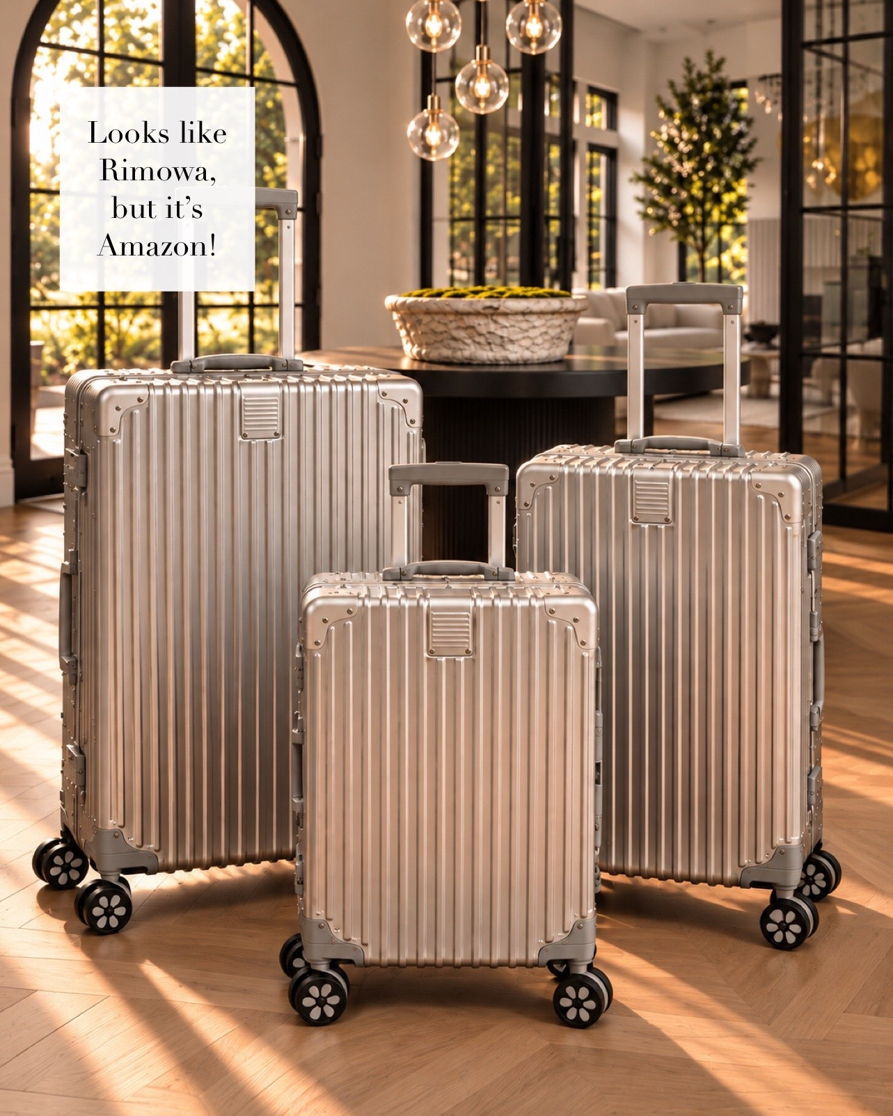 Amazon travel essentials 
Amazon luggage that looks like rimowa for less