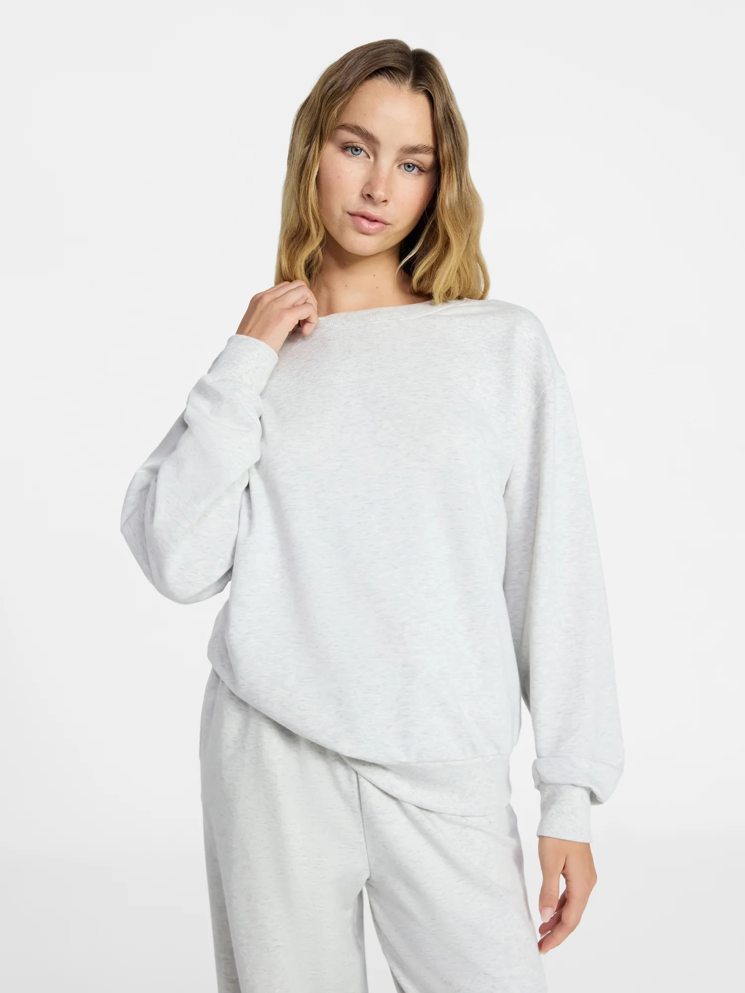 No Boundaries Cozy Sleep Long Sleeve Top, Women’s XXS-3X | Walmart (US)
