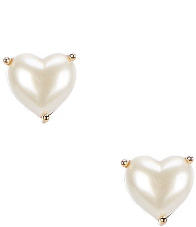 kate spade new york Pearl Heart Stud Earrings - Pearl | Dillard's