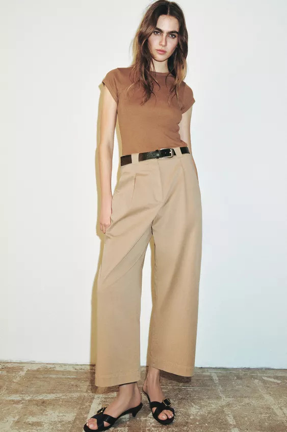 LOOSE BARREL PANTS | Zara US