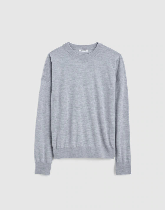 Drop-Shoulder Sweater in Merino Wool | Madewell