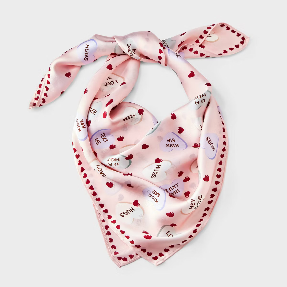Candy Heart Print Scarf - A New Day™ Pink | Target