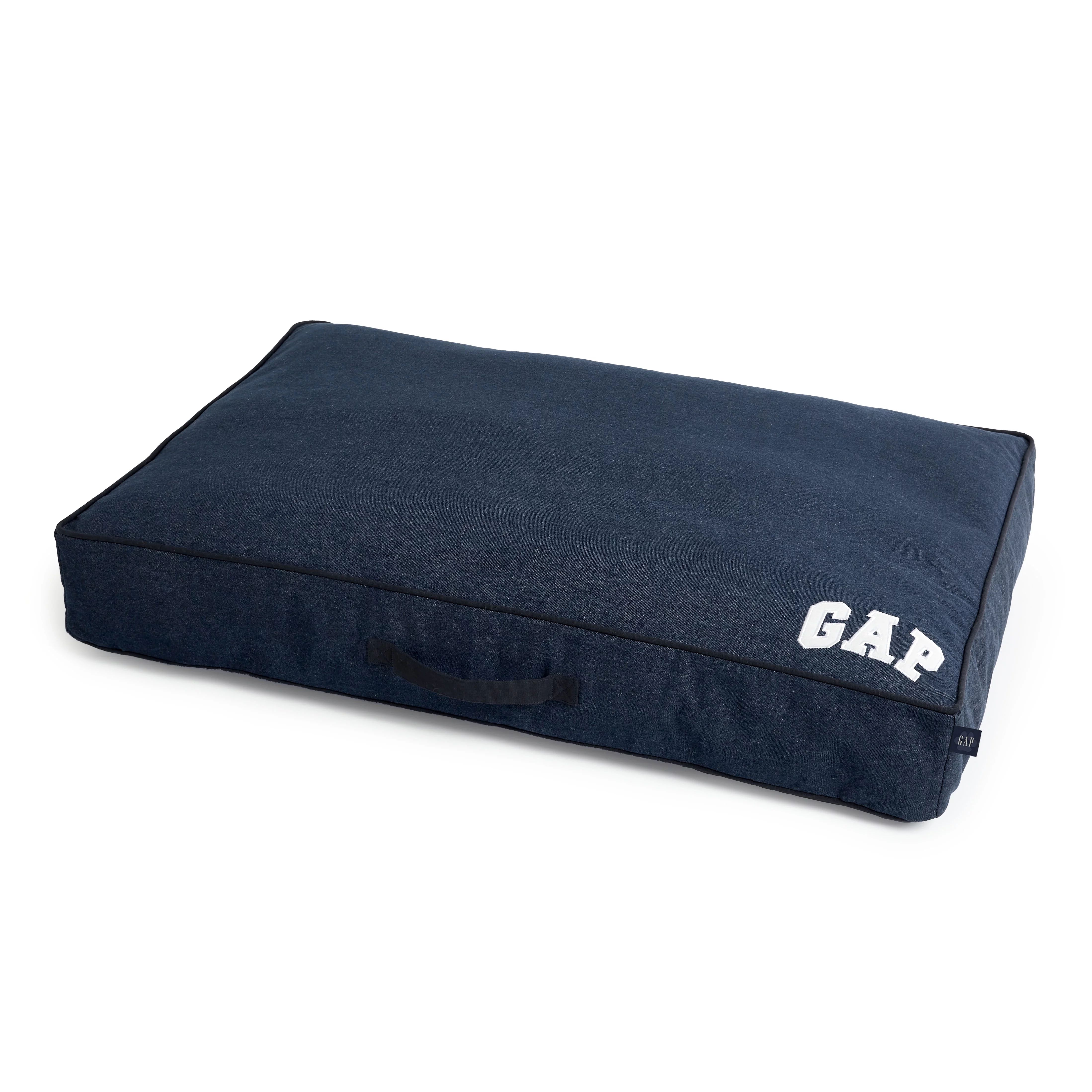 Gap Denim Logo Flat Pet Bed with Embroidery, Organic Cotton Cover with Zipper Closure, Medium 42"... | Walmart (US)