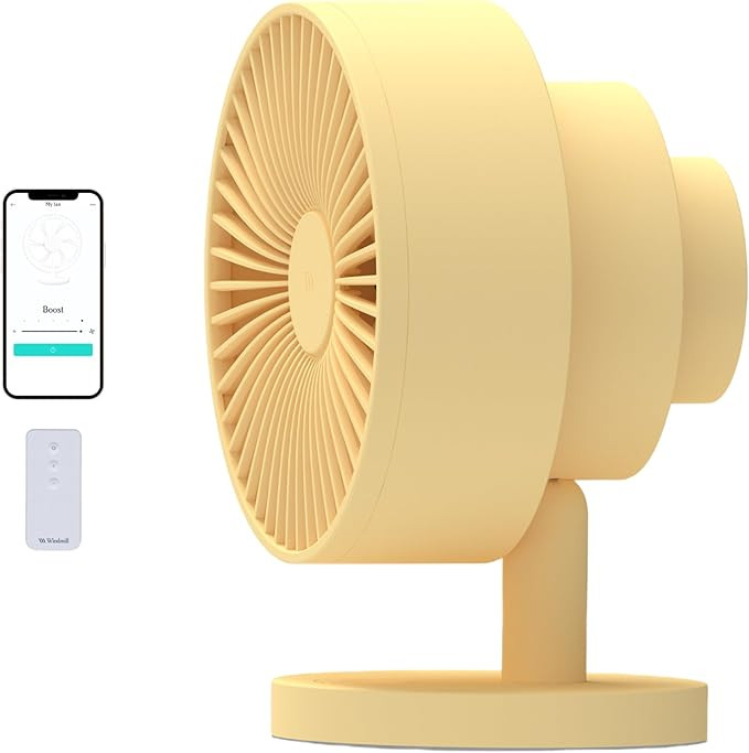 Windmill NEW to Amazon Smart Air Circulator and Fan with Remote and Wi-Fi/App - 18 dB Whisper-Qui... | Amazon (US)