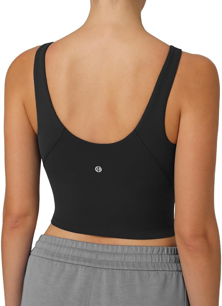 Colorfulkoala Dreamlux Womens Padded Sports Bra High Neck U-Back Yoga Running Workout Athletic Ta... | Amazon (US)