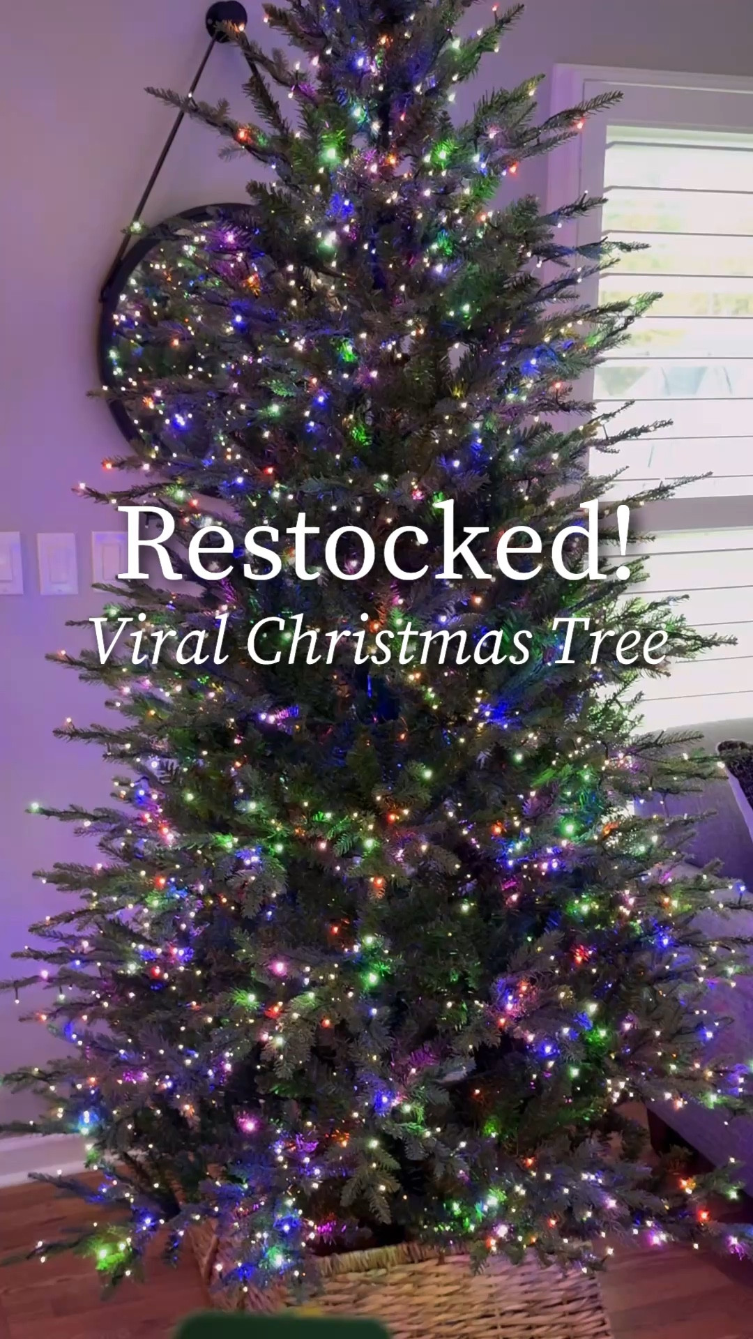 Back in stock this year! 

This is the 7.5 foot FULL

The viral Smart technology Christmas Tree is STUNNING.  It takes 5 minutes to put together. Has white AND colors lights. It does not need to be fluffed. It is the most real tree I have seen ever! 
#ltku

#LTKHoliday #LTKHome #LTKSeasonal