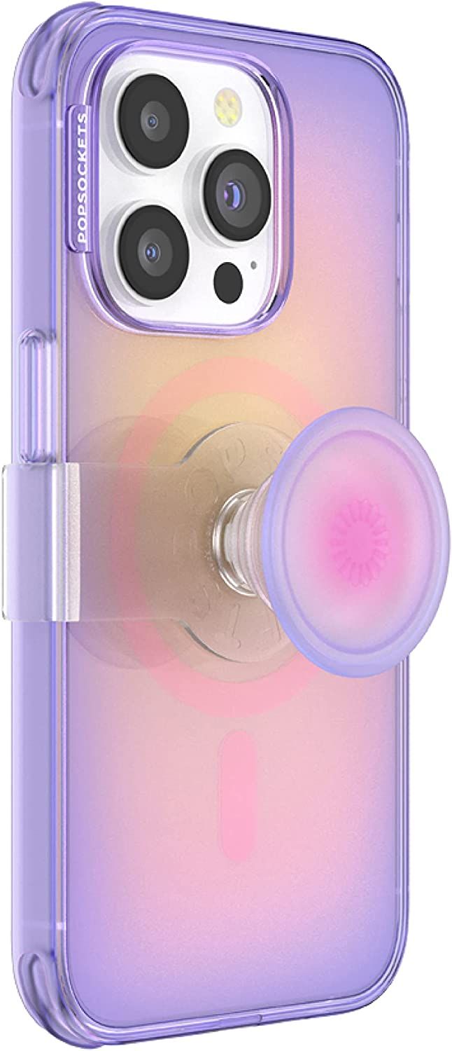 PopSockets iPhone 14 Pro Case with Phone Grip and Slide Compatible with MagSafe, Wireless Chargin... | Amazon (US)