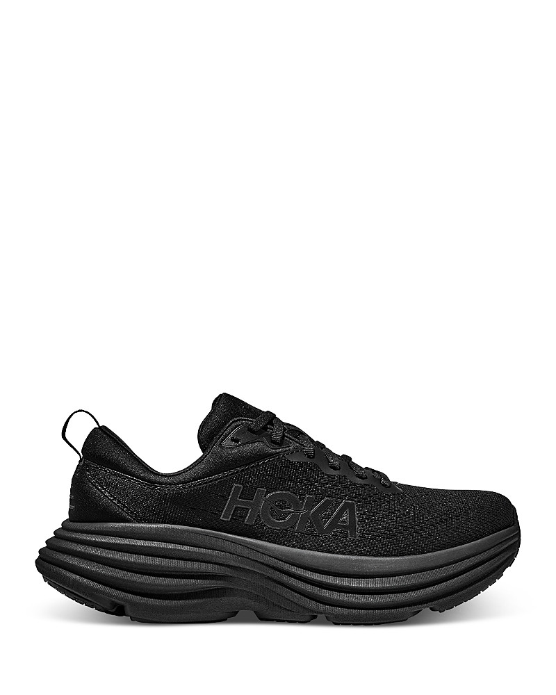 Hoka Men's Bondi 8 Running Sneakers in All Black | Bloomingdale's (US)