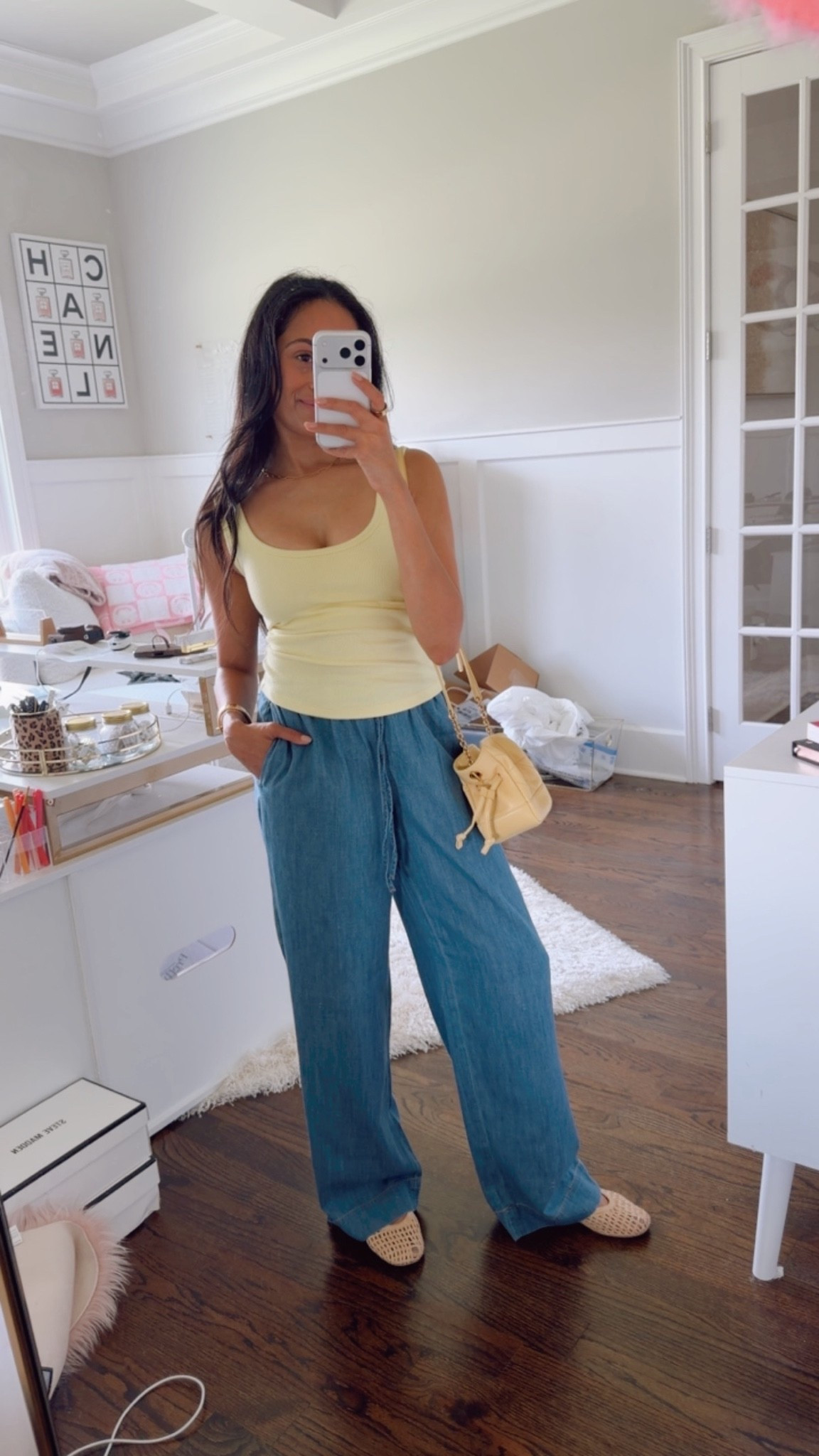Chambray pants xs
Built in pads in the tank top tons of colors
Yellow top xs
Lightweight pants 
Abercrombie sale

#LTKootd #LTKSaleAlert #LTKPetite