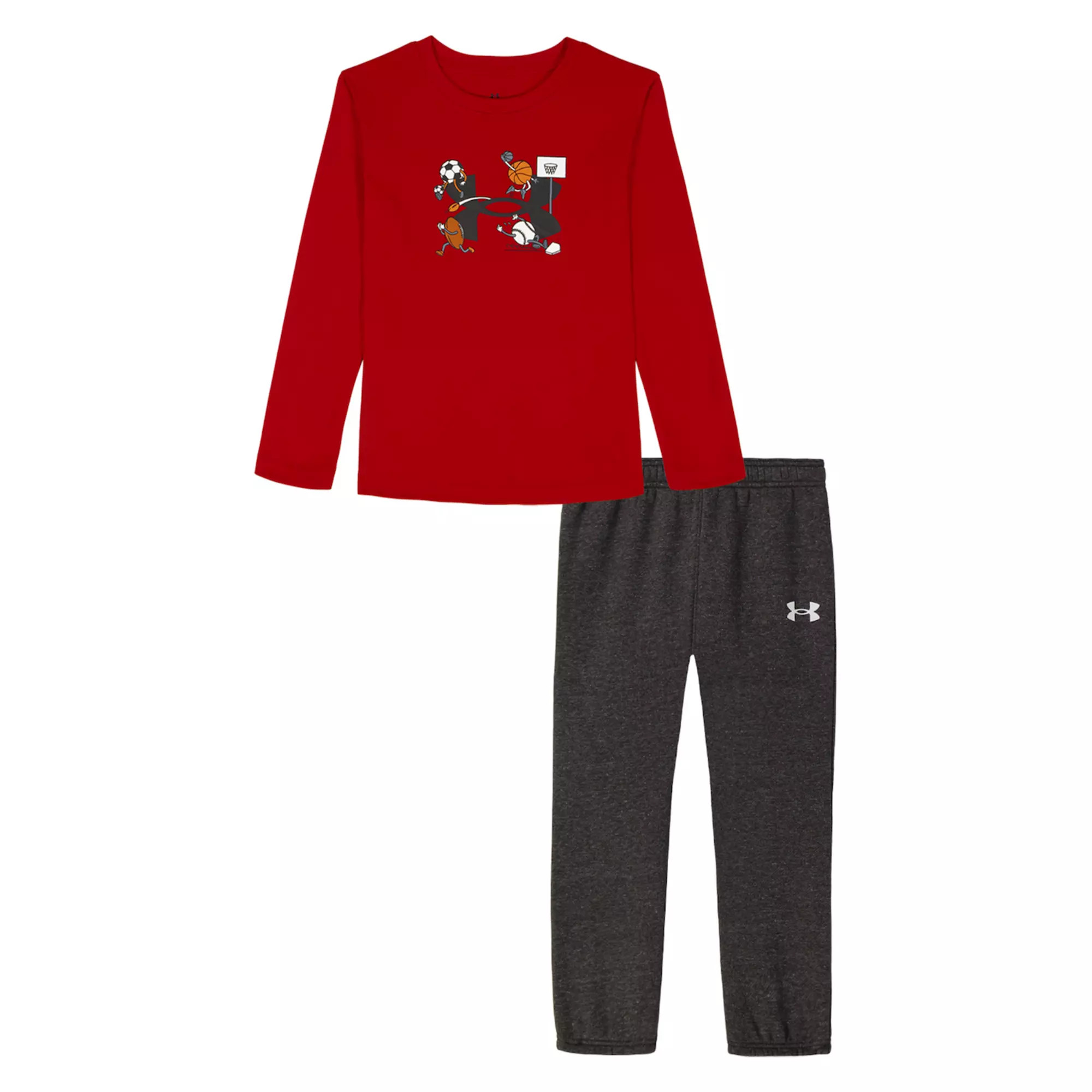 Baby & Toddler Boy Under Armour Multi Sport Logo Long Sleeve Top & Pants Set | Kohl's