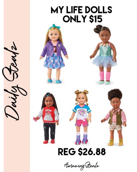 My life dolls | similar to our generation dolls and American girl dolls but half the price. 

Enjoy these cyber Monday and Black Friday savings on great christmas toys for the kids  

#LTKGiftGuide #LTKsalealert #LTKCyberweek