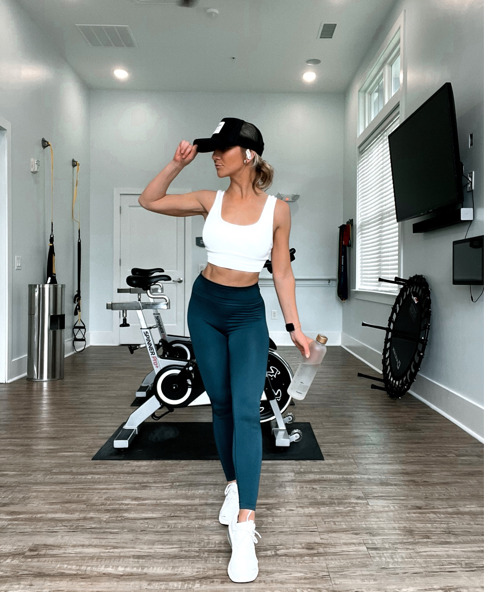 Ribbed Leggings
Ribbed sports bra
Contour leggings
Adidas sneakers and trucker hat
Health-ish water bottle 
Workout set
Workout outfits 
Headphones
What better gift than a workout set or new Beats headphones?!

#LTKshoecrush #LTKfit #LTKGiftGuide