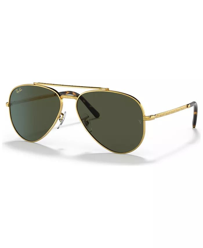 Ray-Ban
          
        
  
      
          Unisex Sunglasses, RB3625 NEW AVIATOR
      
  

... | Macy's