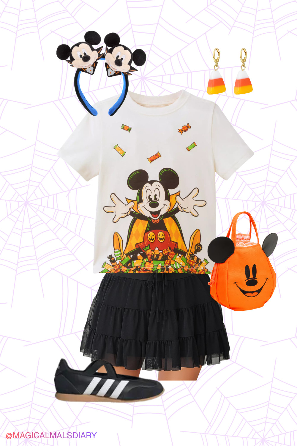Disney Store Mickey Vampire Candy Tee. Kids sizes only. I can fit into size M 10/12 Pefectly.  

 