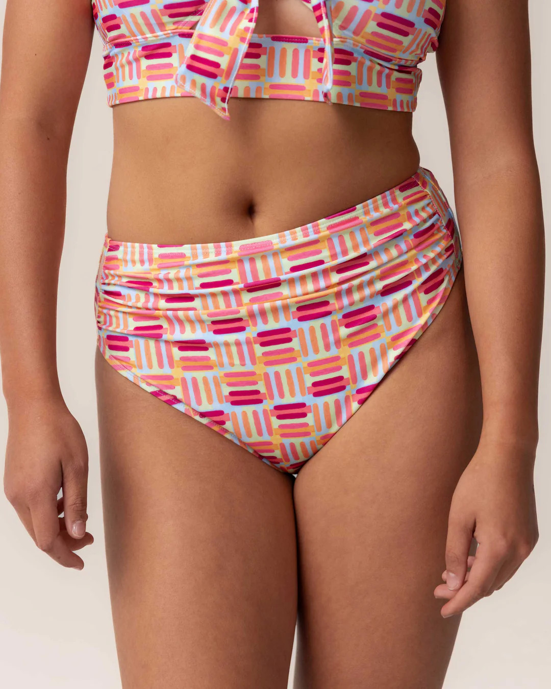 Vera High Leg Ruched Bottom | Nani Swimwear