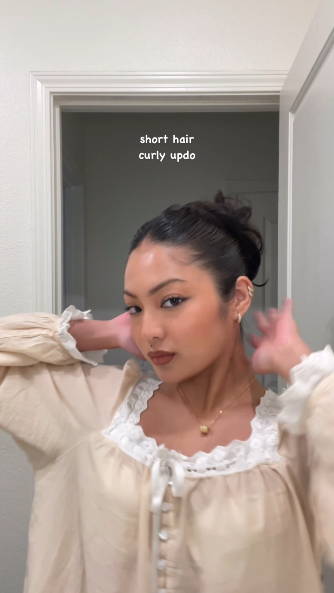 how to catfish a curly updo on a short hair bob!

#LTKStyleTip #LTKBeauty #LTKSummerEdit