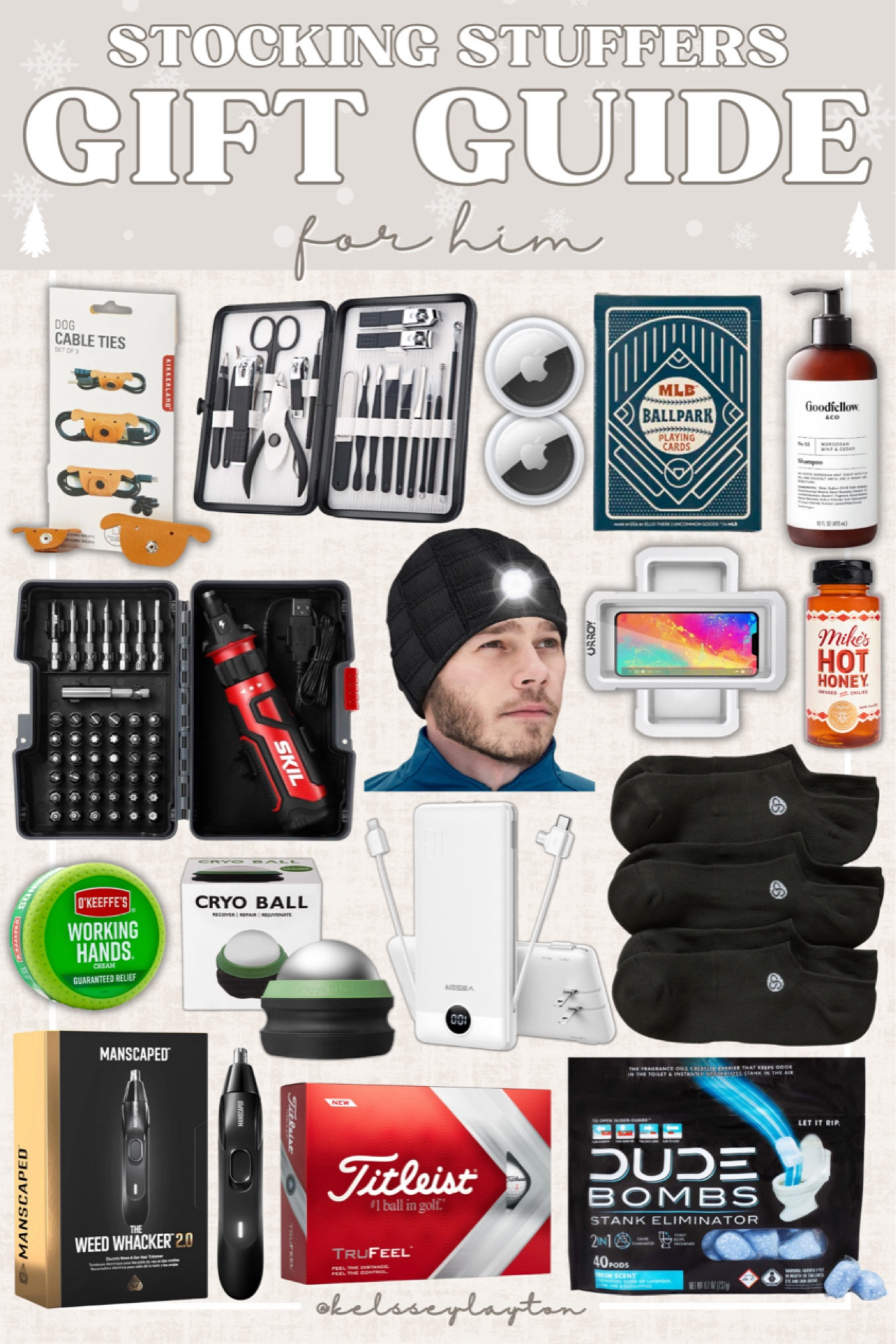 Gift guide stocking stuffers for him, guy stocking stuffers, stocking stuffers for guys 

#LTKfindsunder50 #LTKGiftGuide #LTKmens