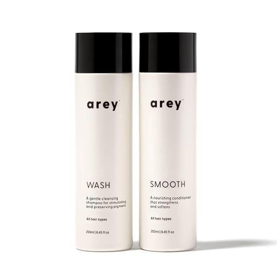 Arey Shower Duo | Wash Shampoo and Smooth Conditioner | Delay + Reduce the Signs of Aging Grey Ha... | Amazon (US)