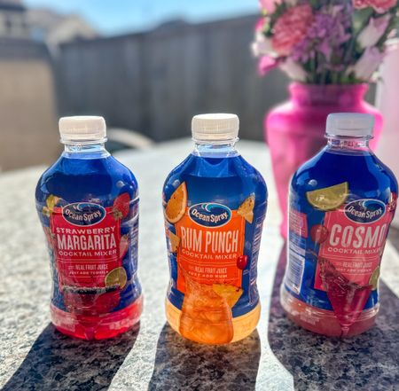 Ocean spray non-alcoholic mixers. Drink Mixer Made with Real Fruit Juice. Drink as is or with other ingredients. #nonalcoholic #oceanspray #drinks #springvibes #mocktails #mixers #athomewithdsf 

#LTKhome