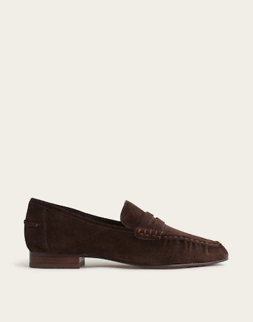 The Ashley Ruched Loafer in Suede | Madewell