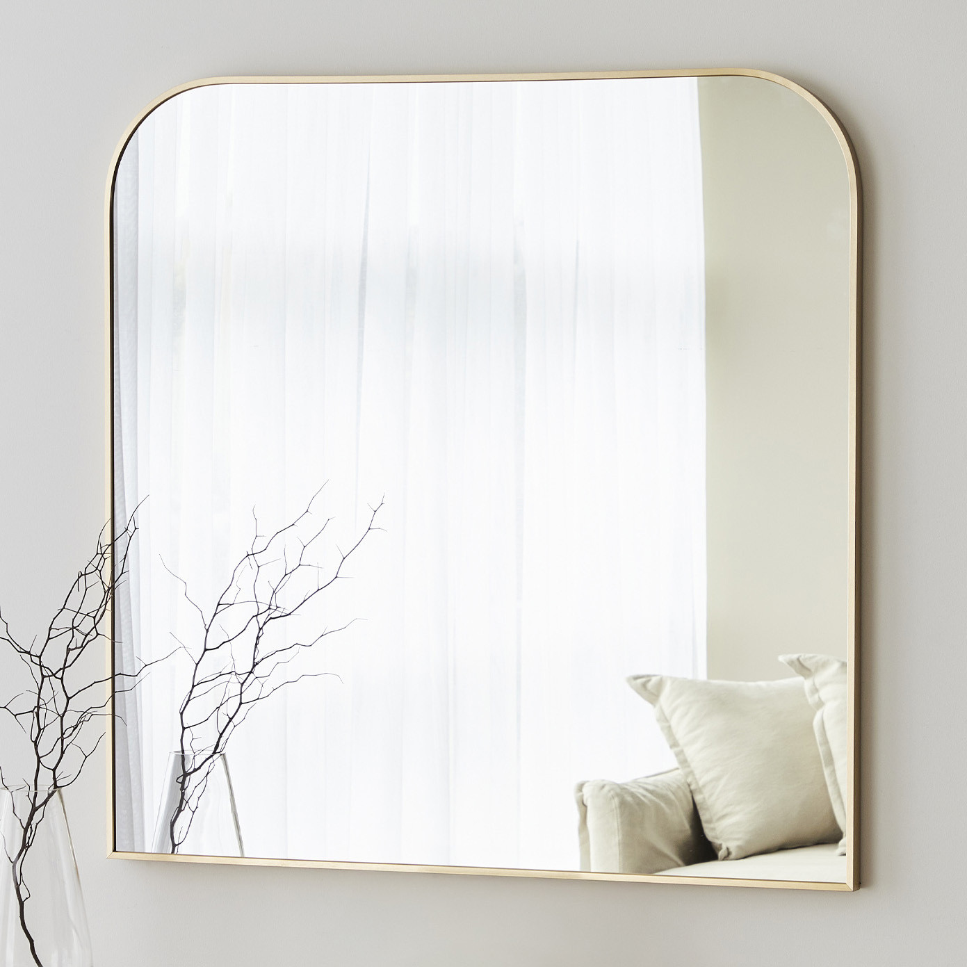 Lilly Wall Mirror | Temple & Webster AU