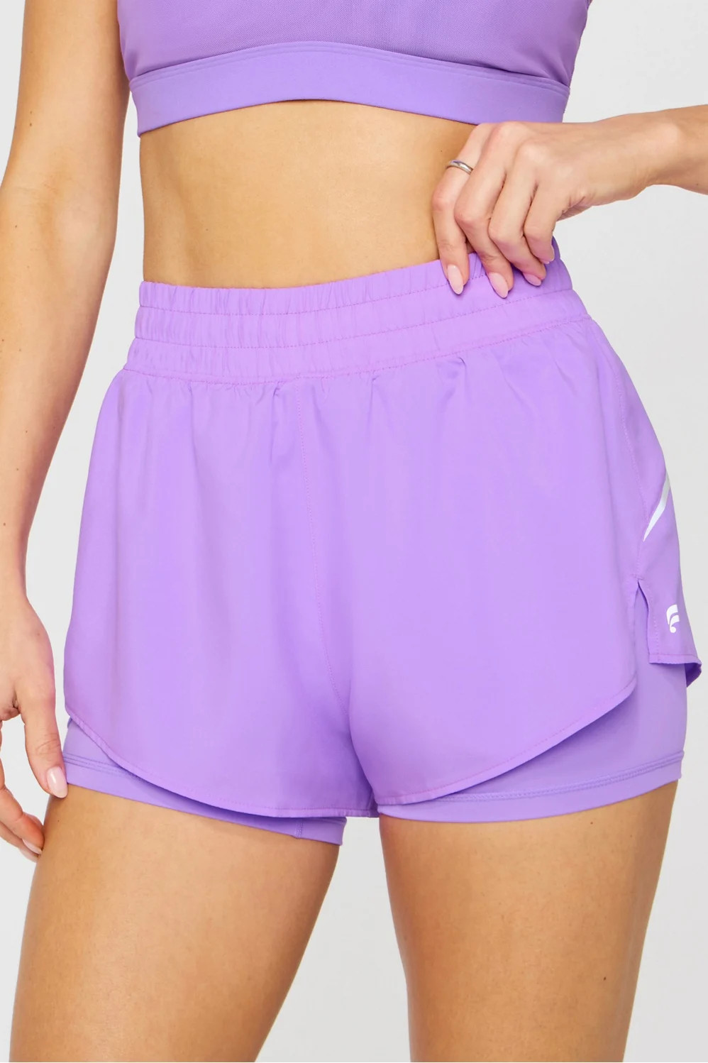 2-In-1 Reflective Run Short 2" | Fabletics