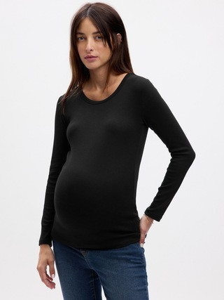Maternity Modern Crewneck T-Shirt | Gap (CA)