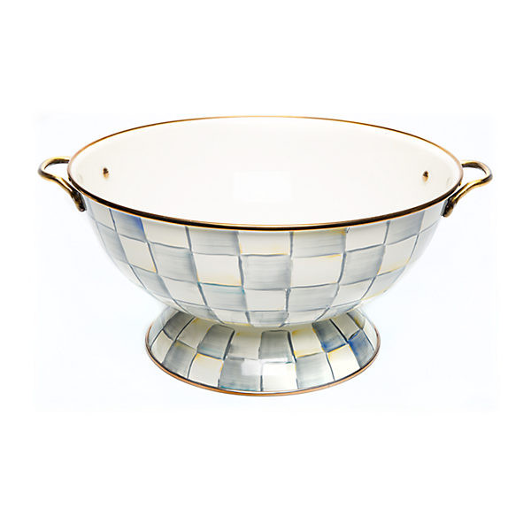 MacKenzie-Childs Sterling Check Everything Bowl | MacKenzie-Childs