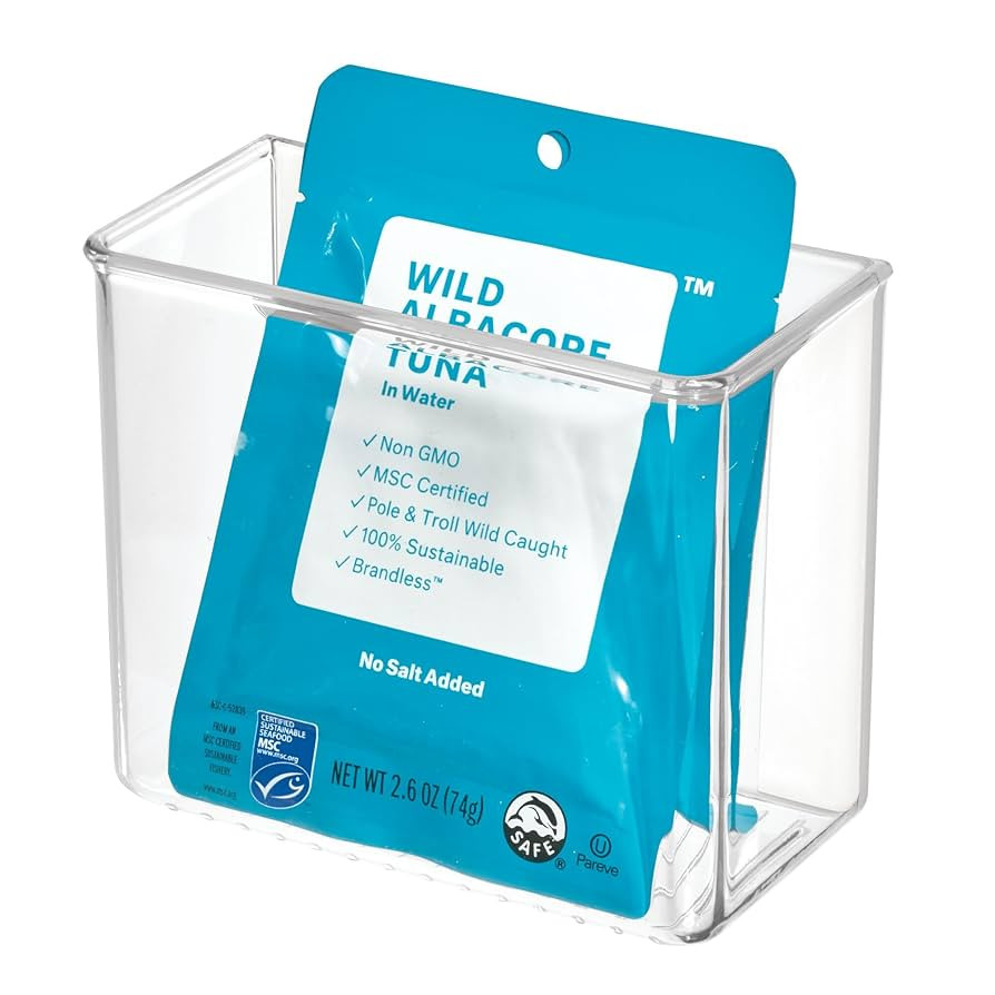 iDesign AFFIXX Plastic Wall Mount Organizer for Kitchen, Bathroom, Office, Bedroom, Garage, Craft... | Amazon (US)