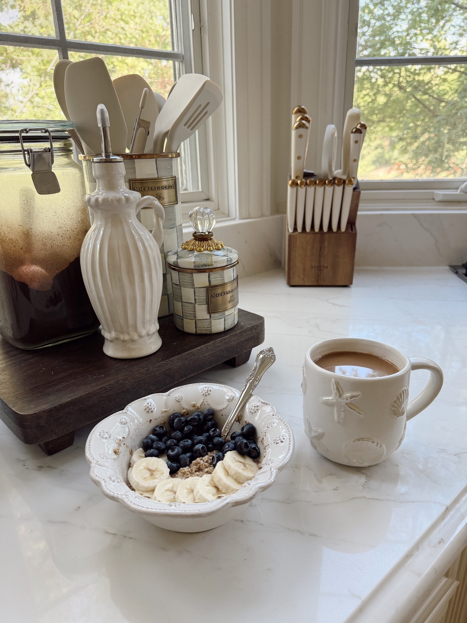 Cozy kitchen, breakfast and loving my new mug from Pottery Barn ☕️

#LTKHome #LTKselfcare #LTKmorningroutine