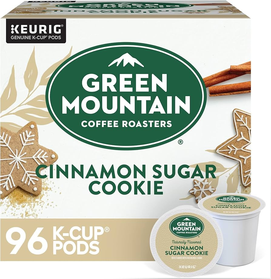 Green Mountain Coffee Roasters Cinnamon Sugar Cookie Keurig Single-Serve K-Cup Pods, Light Roast ... | Amazon (US)